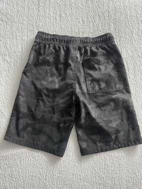 Timberland Kids Black Camo Elastic Waist swim trunks